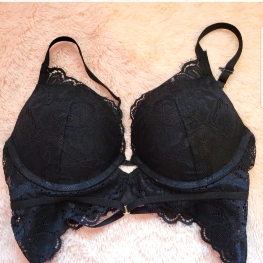LA SENZA - Hello Sugar Black Longline Bra